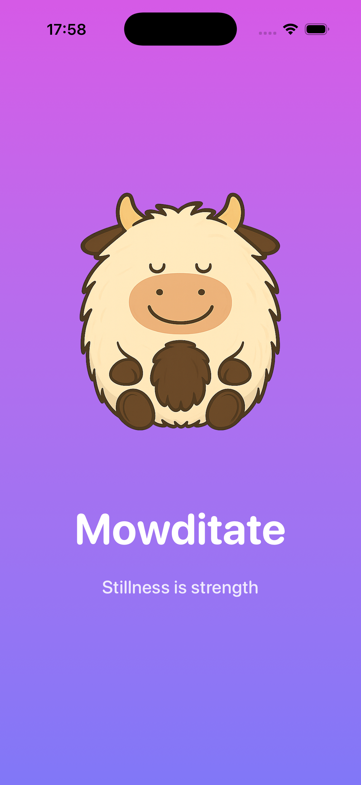 Mowditate Splash